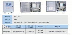 FTTH16芯PC合金光缆分线箱